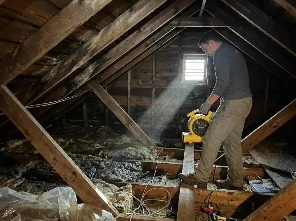 attic-water-damage-drying-proc-007 — frequently asked questions, Emergency Water Extraction & 24/7 Flood Response in Jenison…